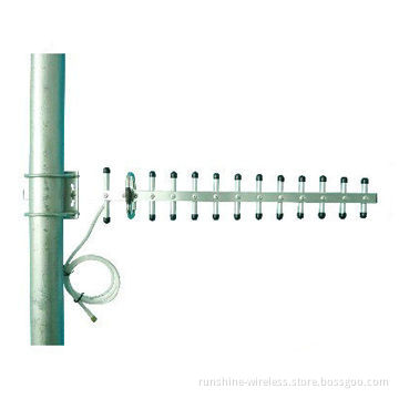 1,710 to 1,880MHz GSM1800/PHS High-gain Yagi Outdoor Directional Antenna with Aluminum-alloy Frame